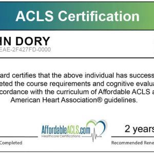 ACLS recertification online
