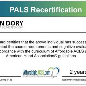 PALS Recertification for Groups